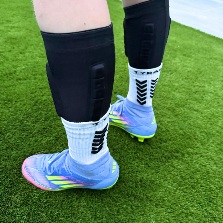 Shin Pad Sleeves with Rear Protection - tyranno-sports