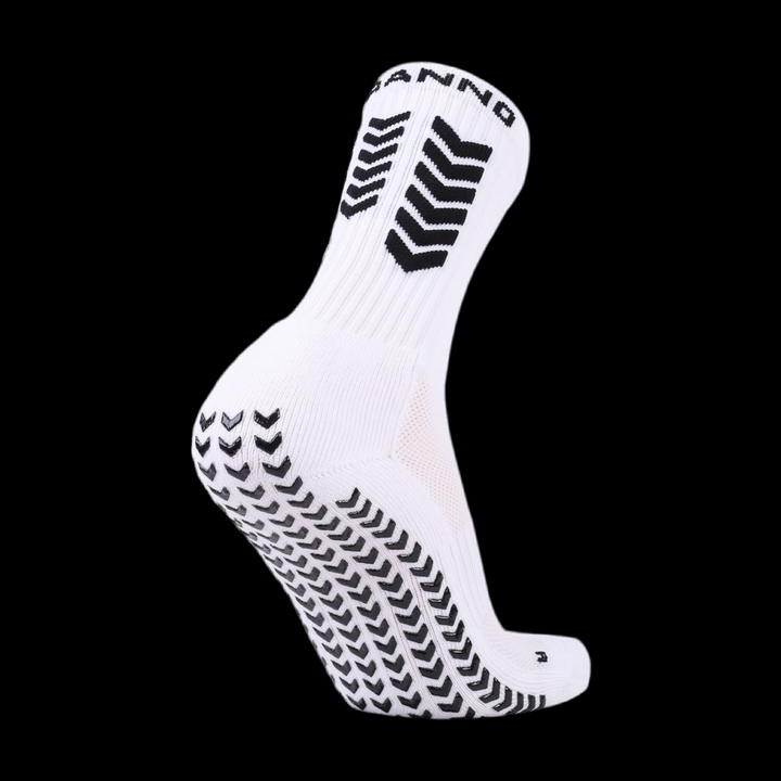 Kids GRIP SOCKS PRO MidCalf Length - White (12-3)